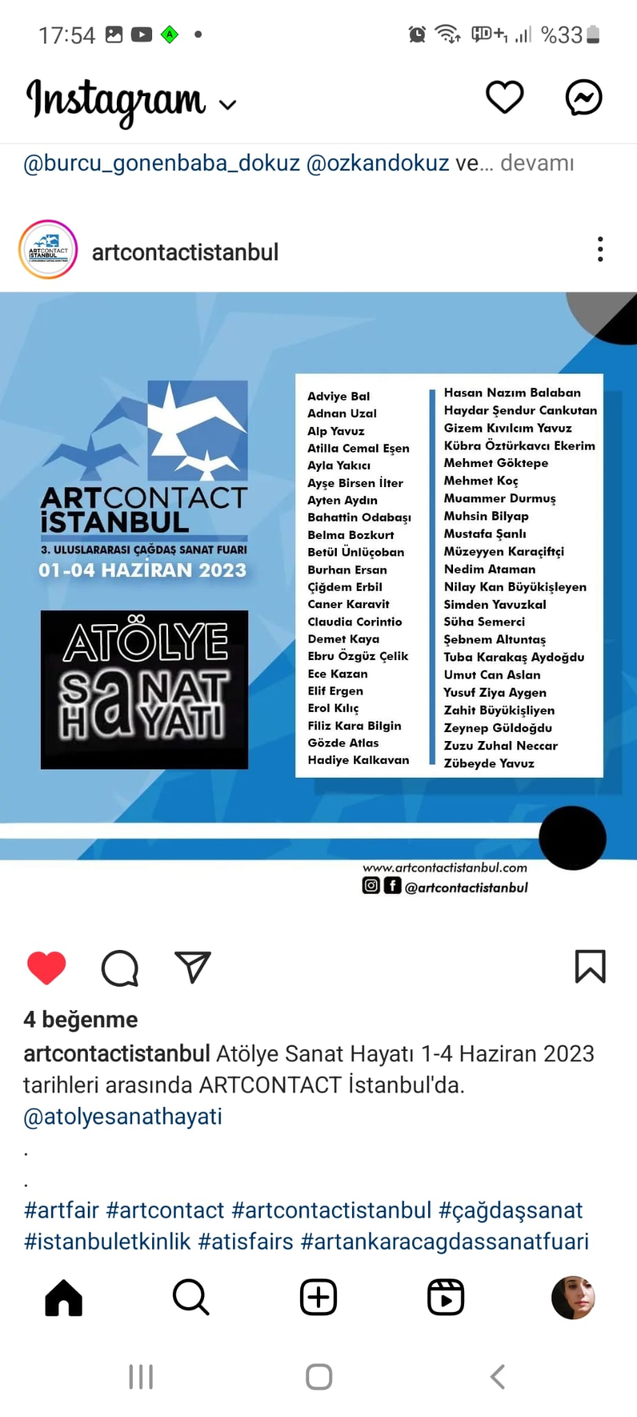 İstanbul Art Contact 2023