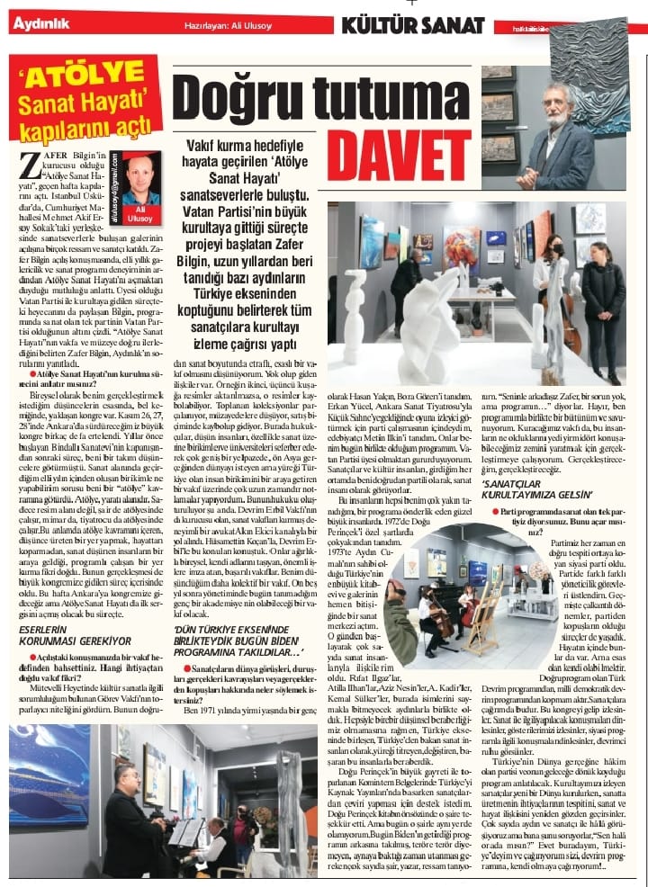 Atölye Sanat Hayatı Karma sergi 2022